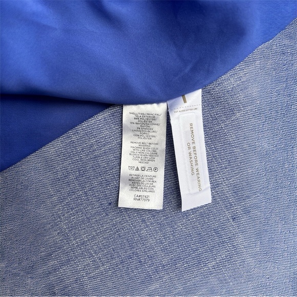 Ann Taylor Belted Sleeveless Wrap A-Line Dress Size 00P - Picture 7 of 7